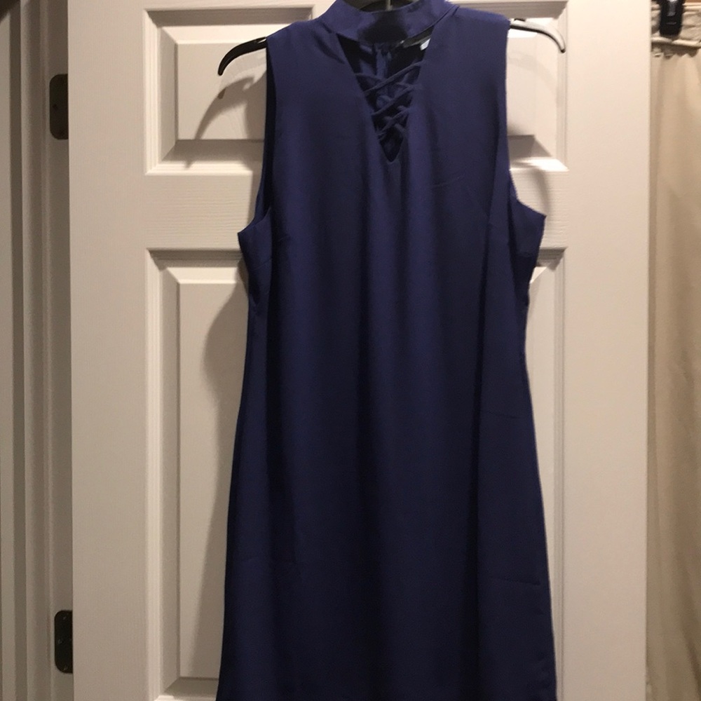 Blue cocktail dress